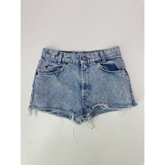 Levi's Pants - Levi's orange tab light wash denim cutoff shorts